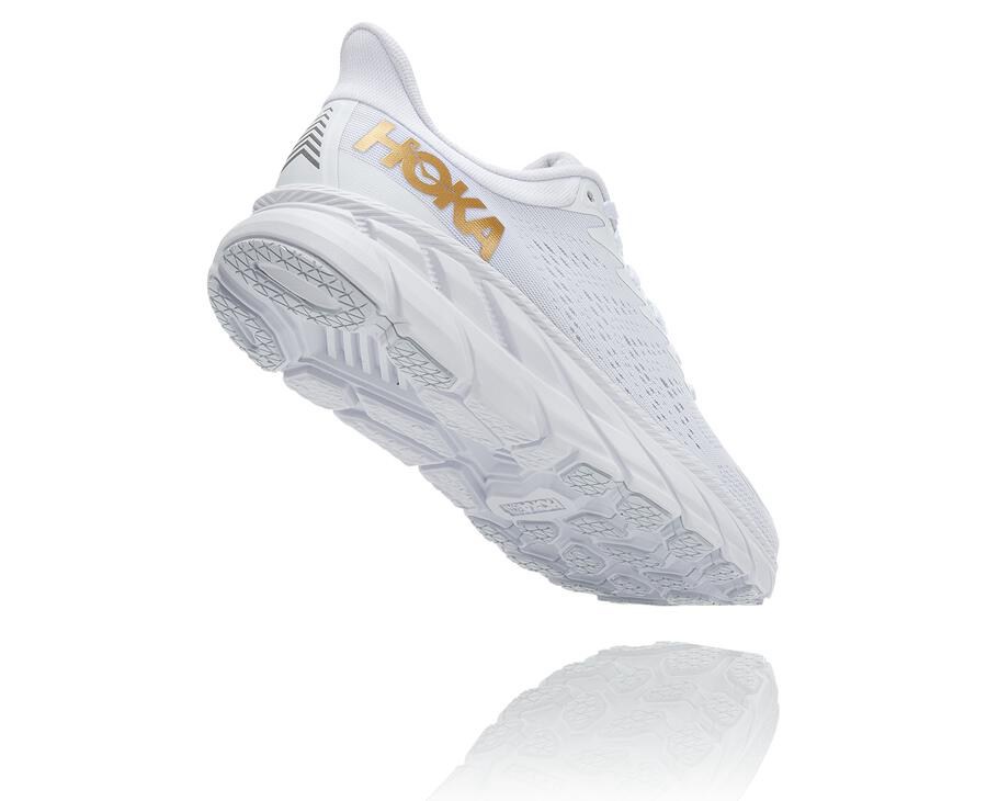 Zapatillas Running Hoka One One Hombre - Clifton 7 - Blancas - ASG382096